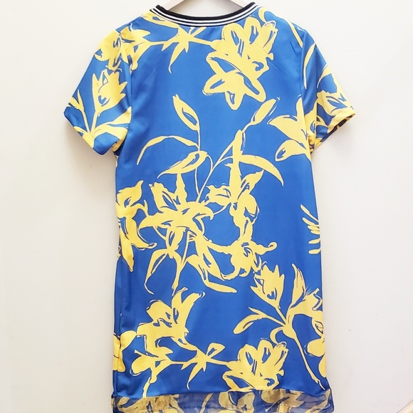 ASOS Tropical Print Jersey Dress Size 6 - Picture 2 of 4